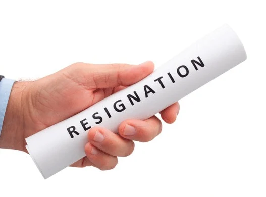 resignation letter