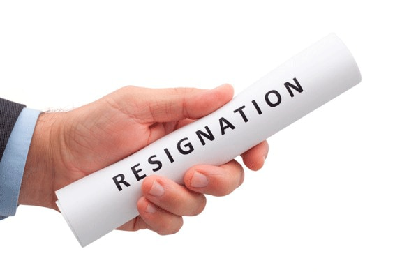 resignation letter